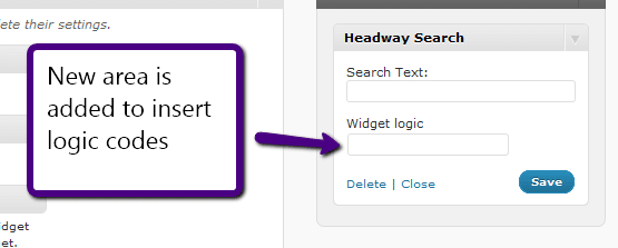 Widget logic is an excellent